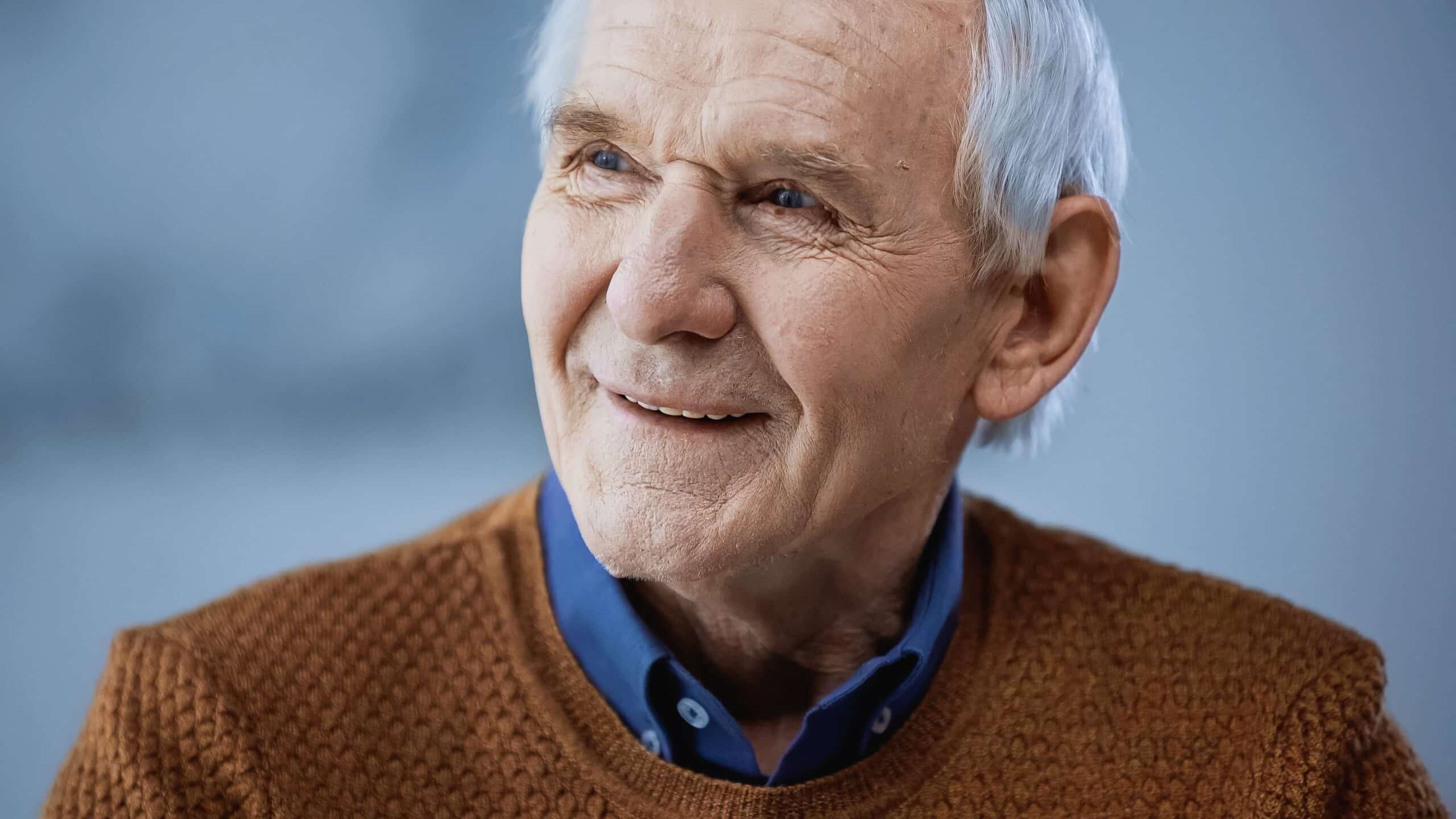 Smiling senior man portrait
