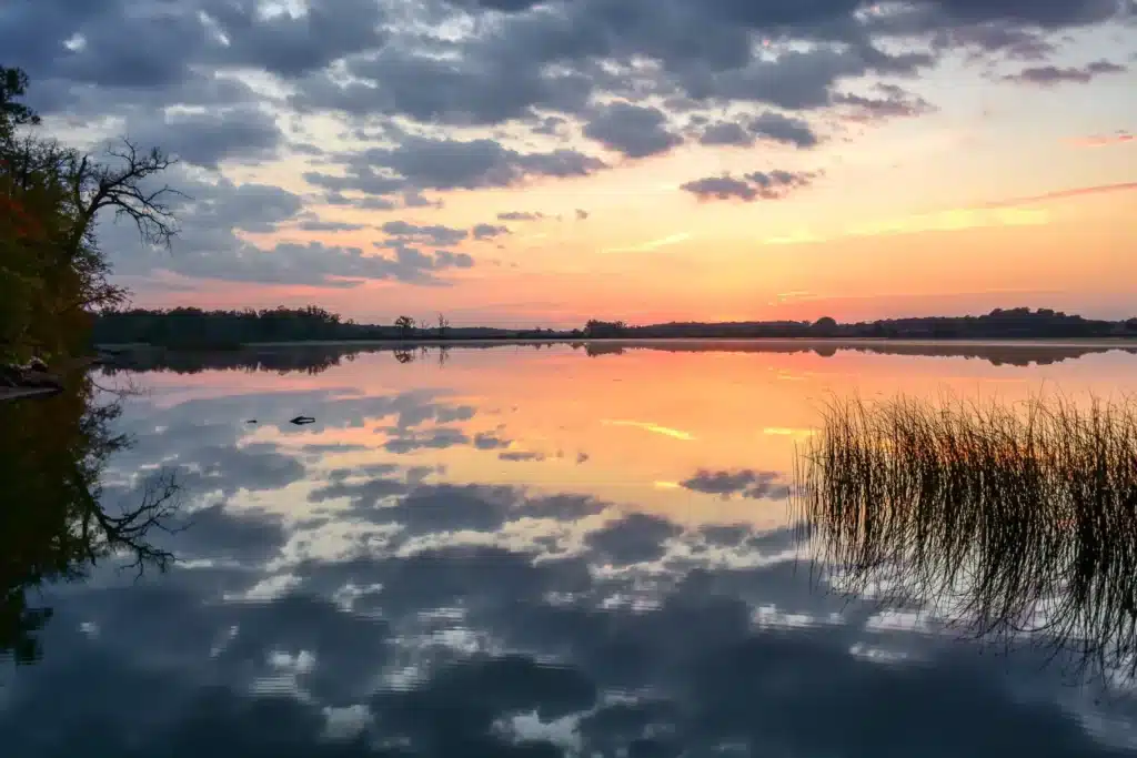 Lake-in-Minnesota-at-sunset-scaled